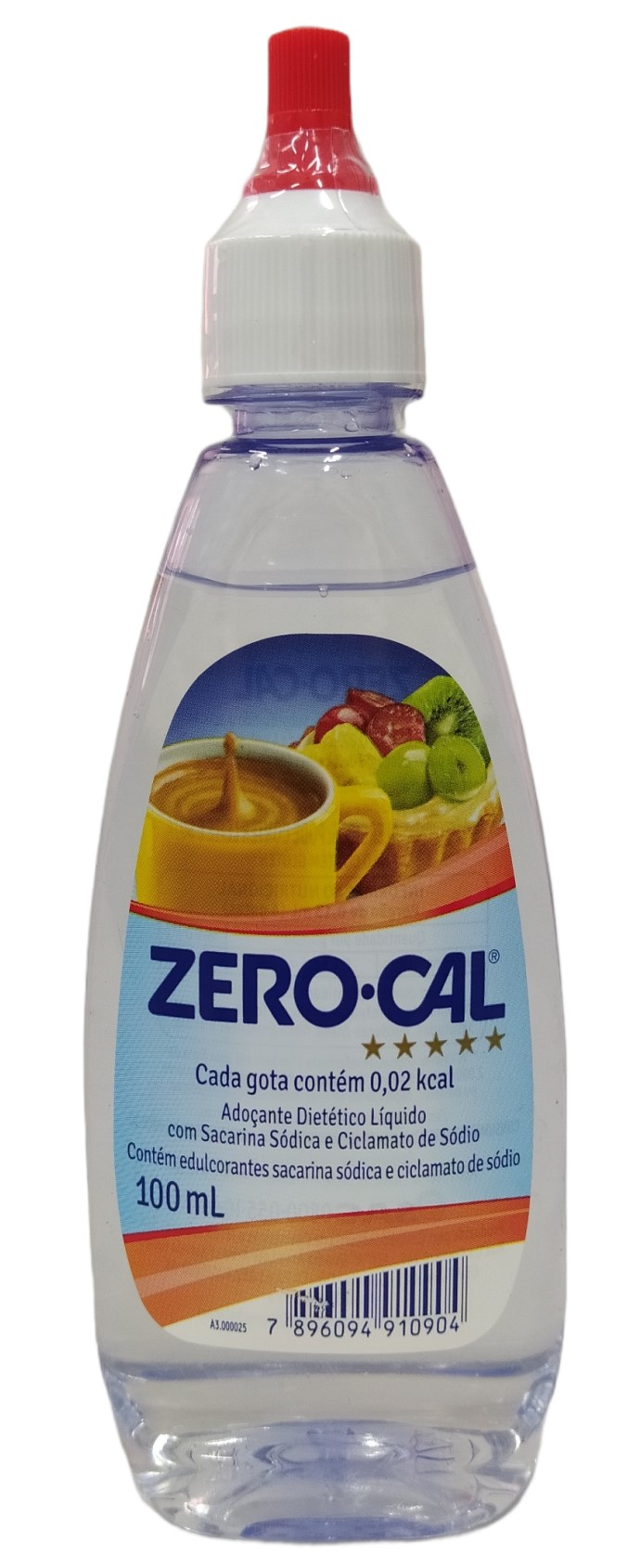 Adoçante Zero Cal 100Ml Gotas Kit Com 20 Unidades