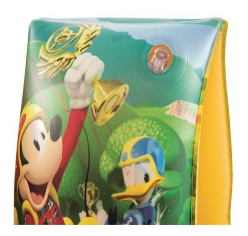 Boia Inflável De Braço Mickey Roadster Racers 23 Cm X 15 Cm