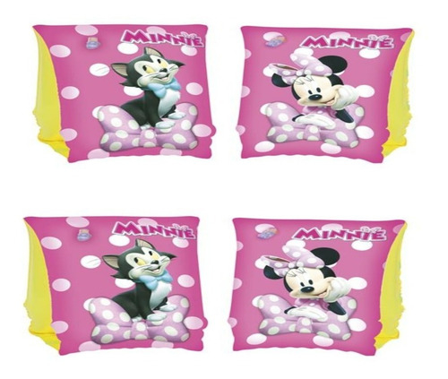 Boia Inflável De Braço Minnie Armbands Bestway Kit Com 02